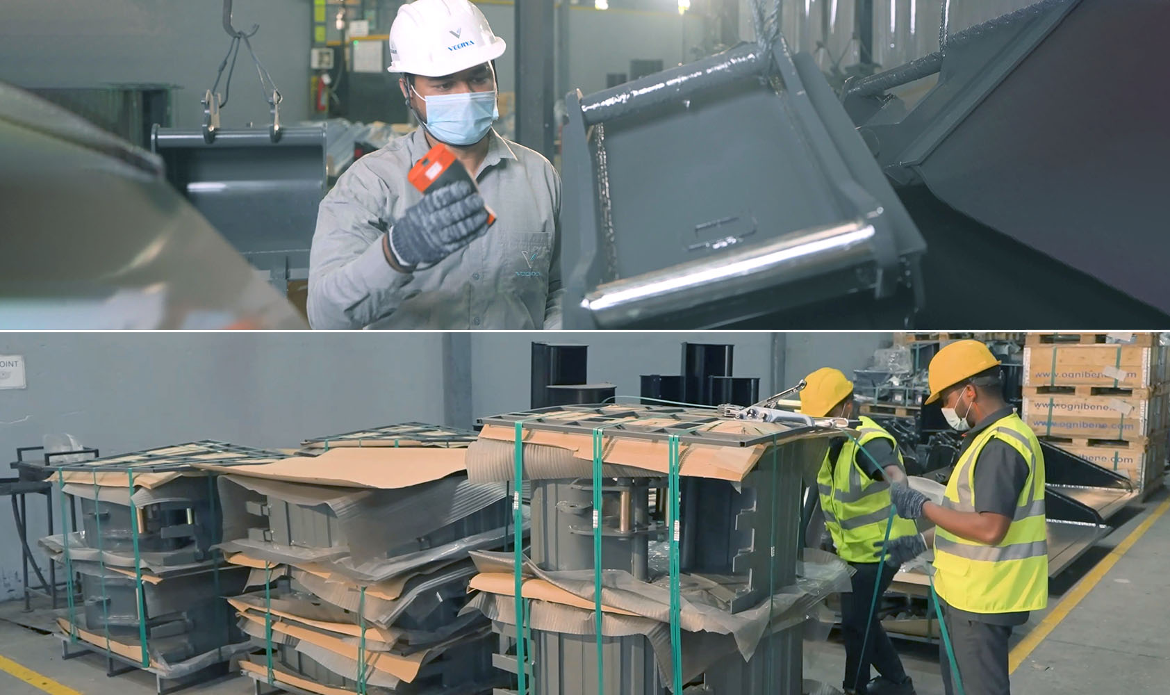 Veerya engineering and design team collaborating on custom attachment projects